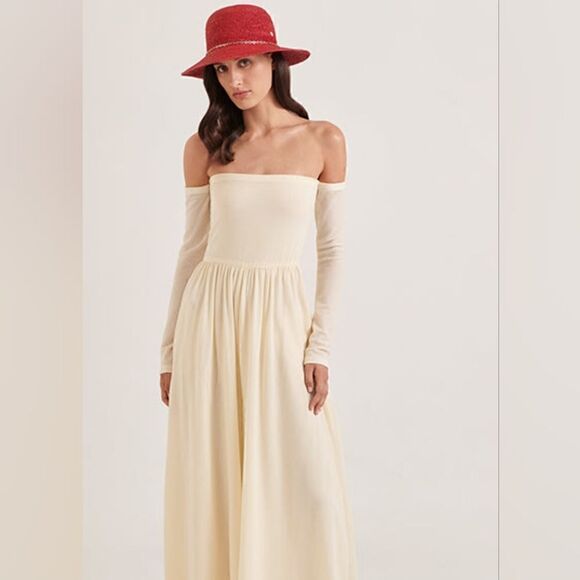 ZARA STUDIO LIMITED EDITION OFF-THE-SHOULDER JUMPSUIT - Picture 1 of 17